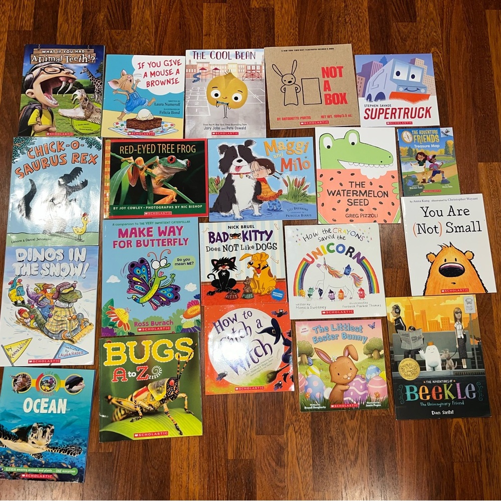 Scholastic Kids Book Set - 20 Colorful Books